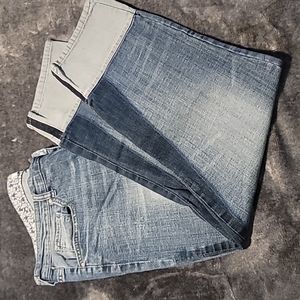 Vintage America Blues Ankle 3 tone denim jean